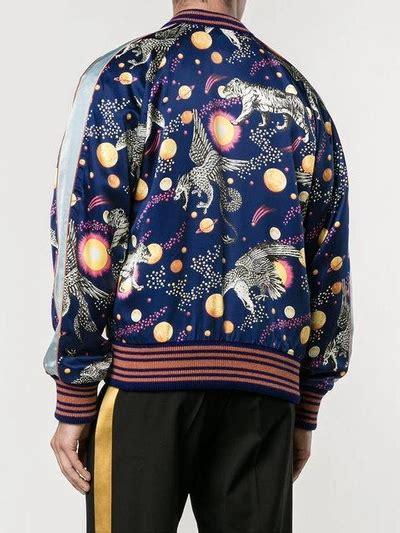 Gucci Space Animals print bomber jacket 